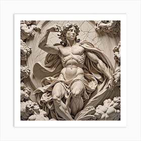 Adam And Eve Art Print