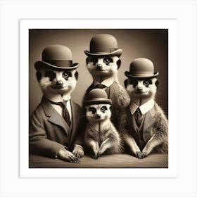 Meercats Art Print