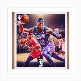 Nba nba Art Print