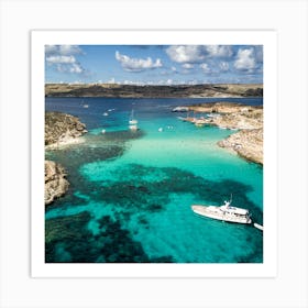 Aerial View Of Malta 1 Art Print