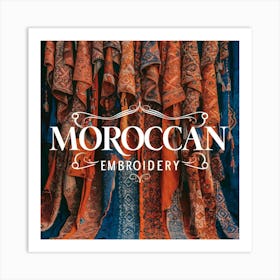 Moroccan Embroidery 1 Art Print