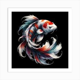 Koi Fish Art Print