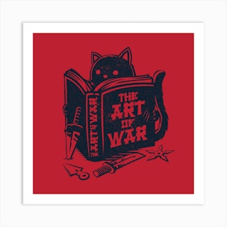 The Art Of War Square Art Print