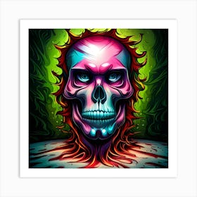 Skull Art 1 Art Print