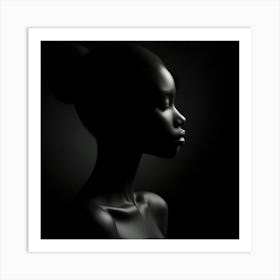 Portrait Of African Woman Art Print