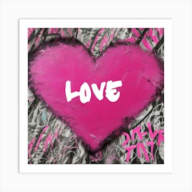 Love Graffiti Art Print