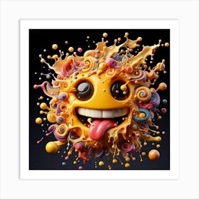 Smiley Face 4 Art Print