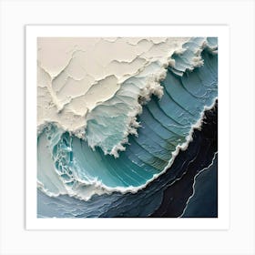 Abstract Of A Wave 7 Art Print