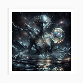 Ethereal Woman 3 Art Print