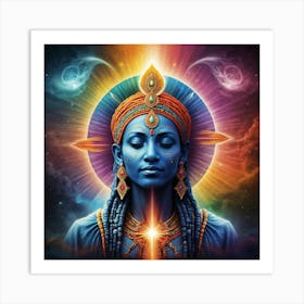 Goddess Of Light Art Print