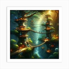 Fairytale Forest 31 Art Print