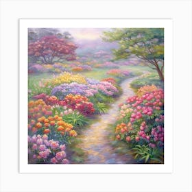 Garden Path 1 Art Print