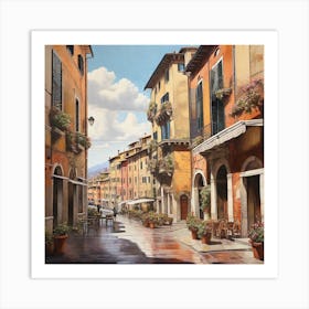 Street In Italy Art Print