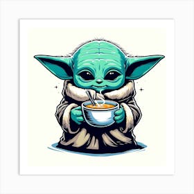 Child Yoda 3 Art Print