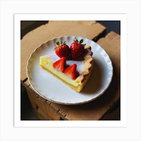 Strawberry Tart 1 Art Print