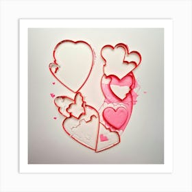 Heart Stock Videos & Royalty-Free Footage 1 Art Print