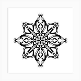 Snowflake 50 Art Print