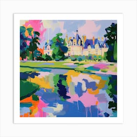 Colourful Gardens Château De Chantilly Gardens France 1 Art Print