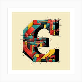 Letter E Art Print