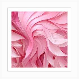 Abstract Pink Wallpaper 1 Art Print