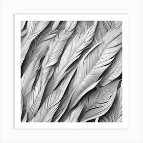 Feathers 3 Art Print