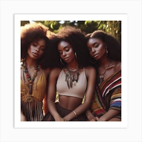 MELANTED QUEENS Art Print