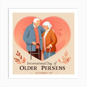 International Day Of Older Persons Art Print