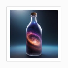 Galaxy In A Bottle Art Print