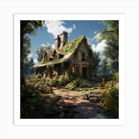 House In The Woods 2 Art Print