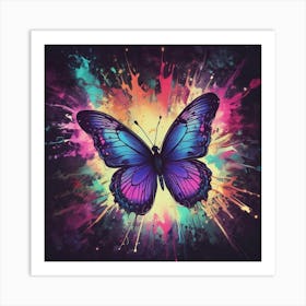 Butterfly Painting 297 Art Print