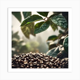 Coffee Beans In The Forest 6 Art Print