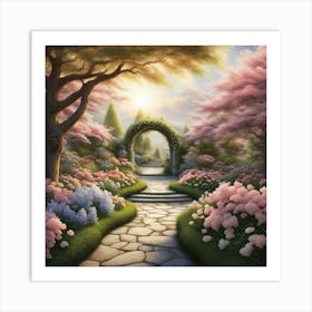 Garden Path 8 Art Print