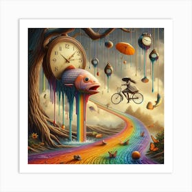 Rainbow Road Art Print