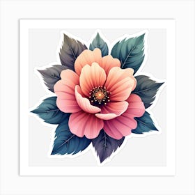 Pink Flower Art Print