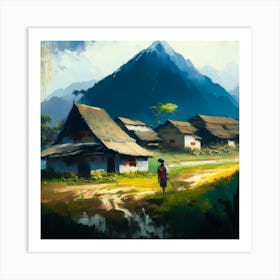 The Village Art Print