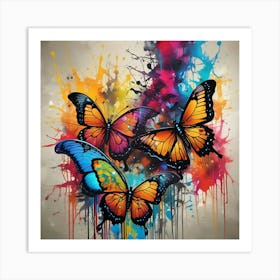 Butterfly Painting 131 Art Print