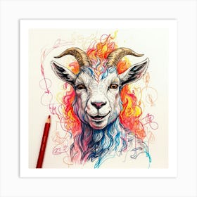 Goat! 23 Art Print