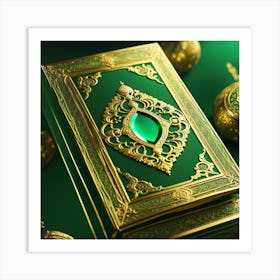 Muslim Holy Book Art Print