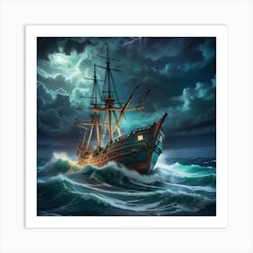 A Haunted Voyage Art Print