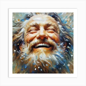 'Happy Man' Art Print