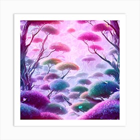 Fantasy Forest Art Print