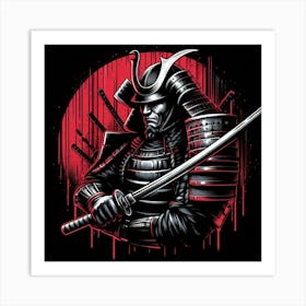 A traditional samurai warrior Art Print