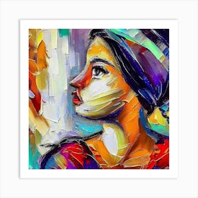 Portrait Of A Woman 1 Art Print