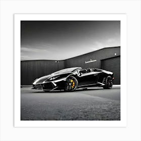 Lamborghini Aventador Art Print