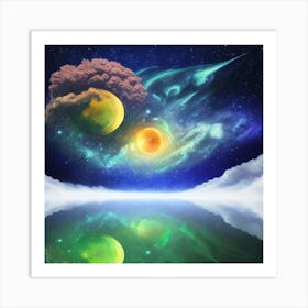 Nebula Art Print