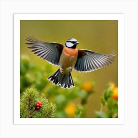 Bird In Flight 13 Art Print