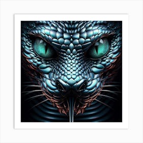 Dragon Head Art Print