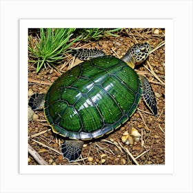 Green Sea Turtle 5 Art Print