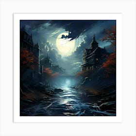 Gloomy Night Art Print