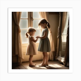 Little Girls Art Print